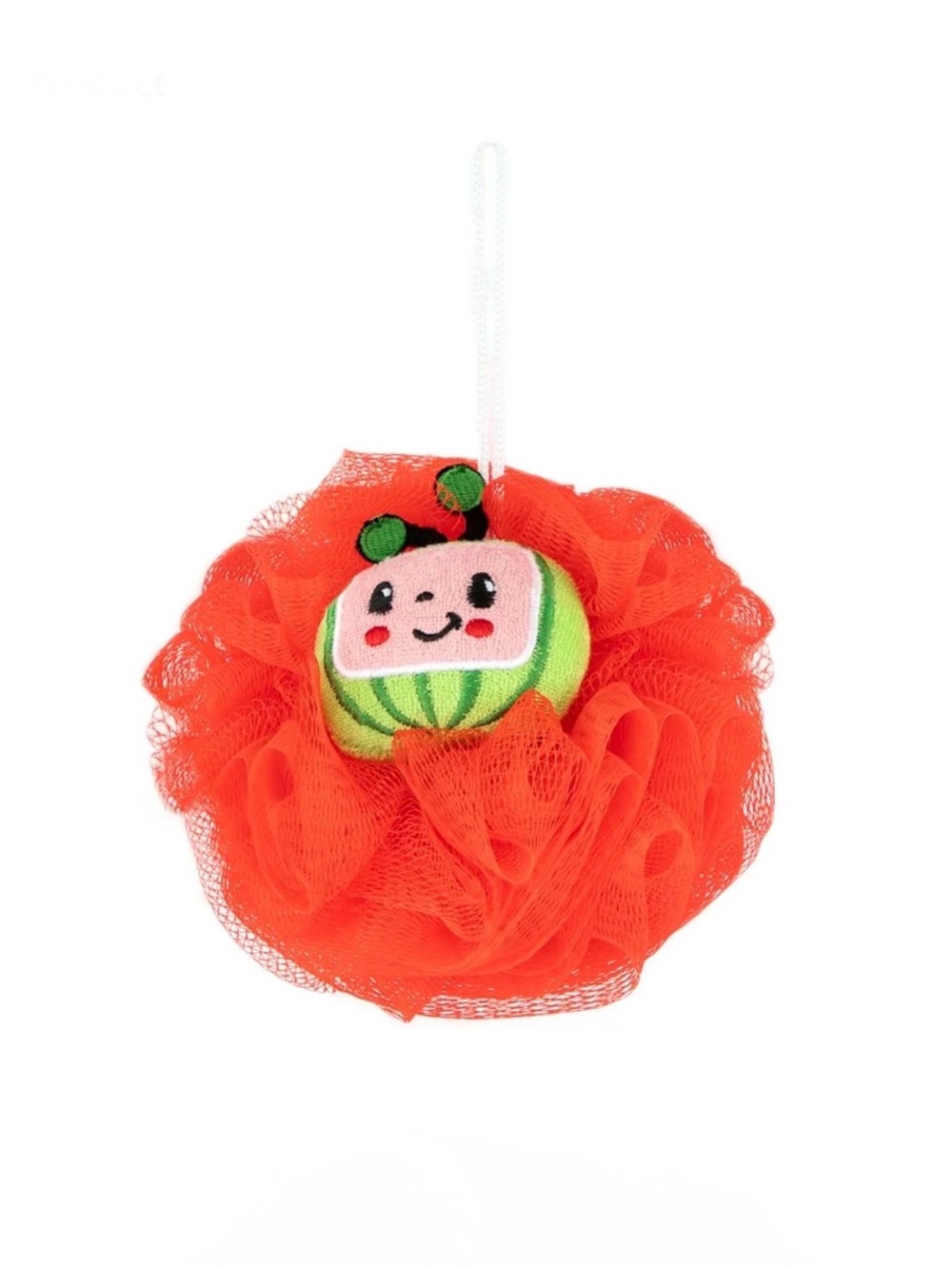3 INCLUDED!! Cocomelon Kids Bath Character Loofah Red Microfiber Moonbug Sponges